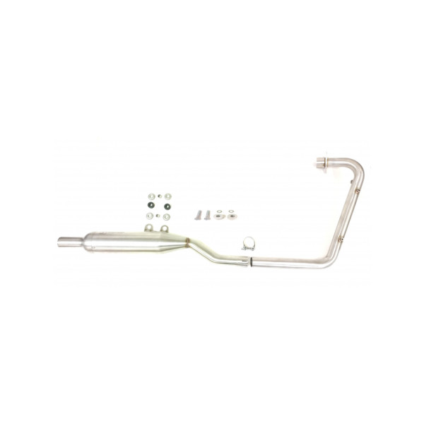 Повний вихлопний комплект IXIL HC1-3S IRONHEAD ROUND MATT INOX Benelli Imperiale 400 (20-)