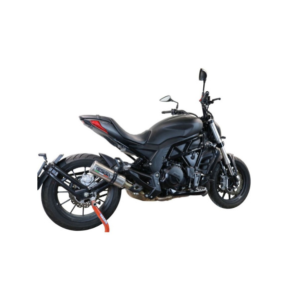 Випускний глушник G.P.R M3 Inox Benelli 502 C (21-24) E5 сталевий з гомологацією