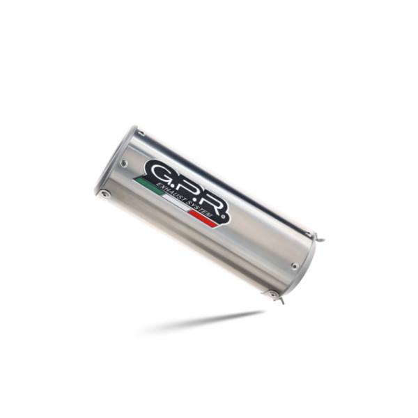 Випускний глушник G.P.R M3 Inox Benelli 502 C (21-24) E5 сталевий з гомологацією