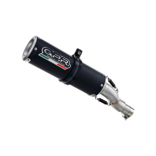 Вихлопна система G.P.R M3 Black Titanium Benelli 502 C (21-24) чорна, титановая з гомологацією