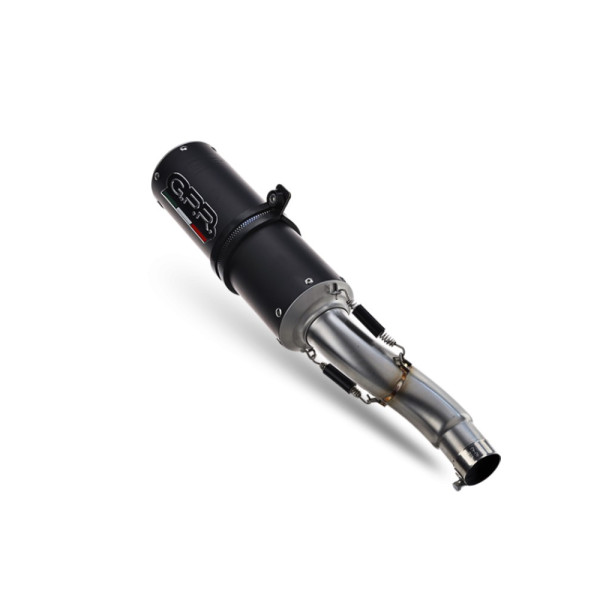 Вихлопна система G.P.R M3 Black Titanium Benelli 502 C (21-24) чорна, титановая з гомологацією