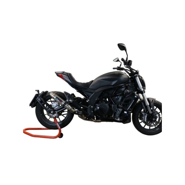 Вихлопна система G.P.R Deeptone Inox Benelli 502 C (21-24) сталевий з гомологацією