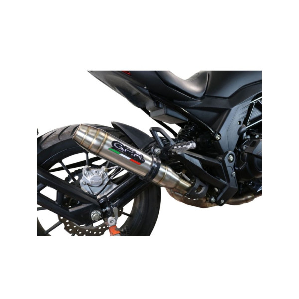Вихлопна система G.P.R Deeptone Inox Benelli 502 C (21-24) сталевий з гомологацією