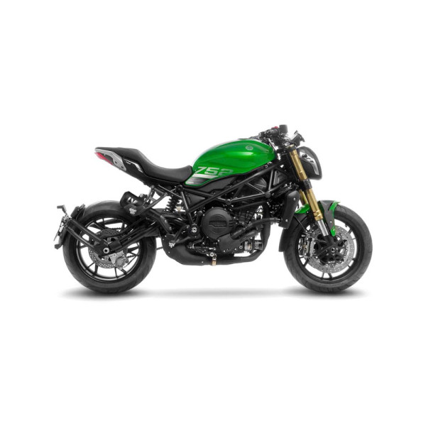 Вихлопна система LeoVince LV-10 Full Black Slip-On, Black Stainless Steel для Benelli 752 S (19-)