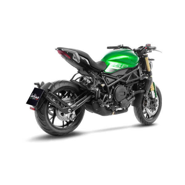 Вихлопна система LeoVince LV-10 Full Black Slip-On, Black Stainless Steel для Benelli 752 S (19-)
