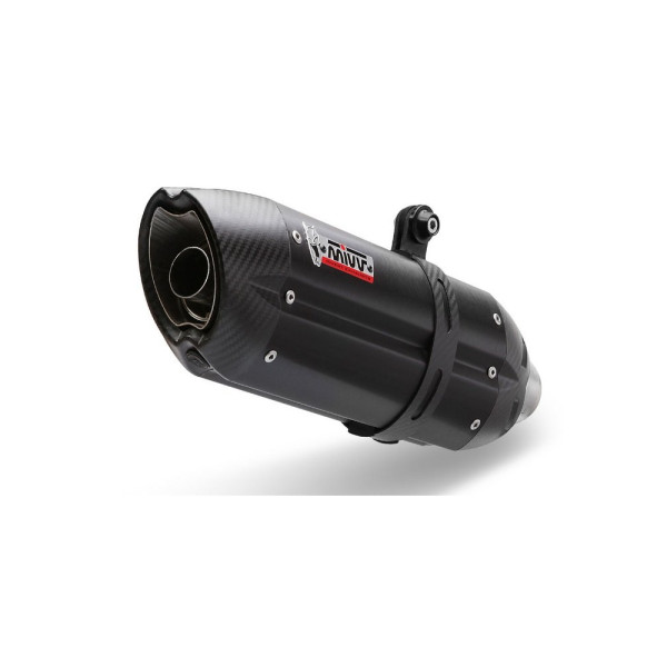 Глушник мотоцикловий MIVV Slip-On Line Suono BMW F 700 GS (12-17) з нержавіючої сталі, чорний