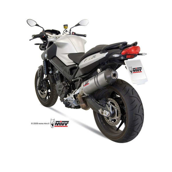 Глушник мотоцикловий Slip-On Line (Oval) MIVV для BMW F800R / GT (09-20) титановий