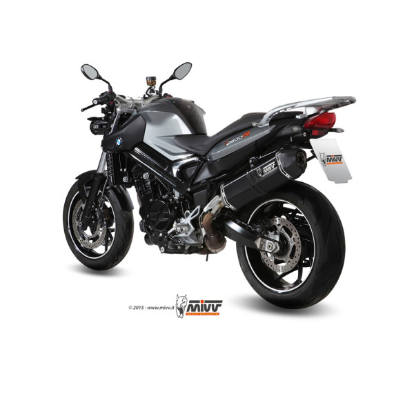 Глушник мотоцикловий Slip-On Line (Speed Edge) MIVV для BMW F800 R / GT (09-20) чорний