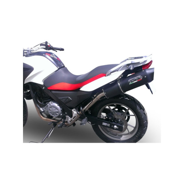 Вихлопна система G.P.R Furore Poppy BMW G 650 GS/ Sertao (10-16) карбоновий з гомологацією