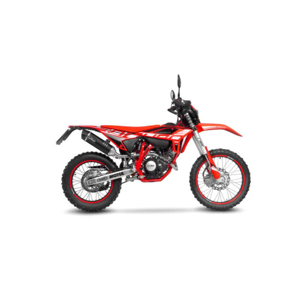 Вихлопна система LeoVince LV ONE EVO BLACK EDITION Slip-On, Нержавіюча сталь для Beta RR 4T 125 LC / RR MOTARD 4T 125 LC (21-)