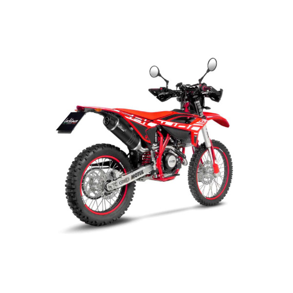 Вихлопна система LeoVince LV ONE EVO BLACK EDITION Slip-On, Нержавіюча сталь для Beta RR 4T 125 LC / RR MOTARD 4T 125 LC (21-)