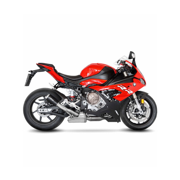 Вихлопна система LeoVince LV-10 Slip-On, Чорна версія для BMW S 1000 RR 19- / S 1000 R 21-
