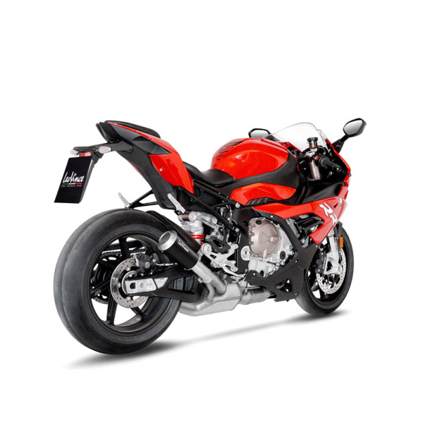Вихлопна система LeoVince LV-10 Slip-On, Чорна версія для BMW S 1000 RR 19- / S 1000 R 21-