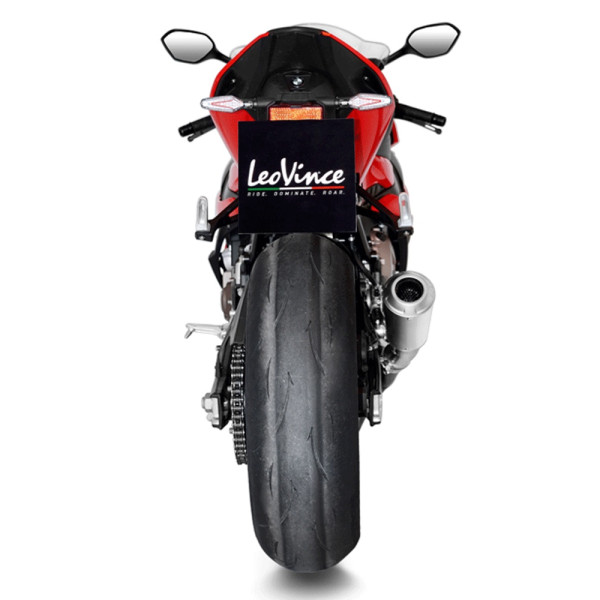 Вихлопна система LeoVince LV-10 Slip-On, Титан для BMW S 1000 RR 19- / S 1000 R 21-
