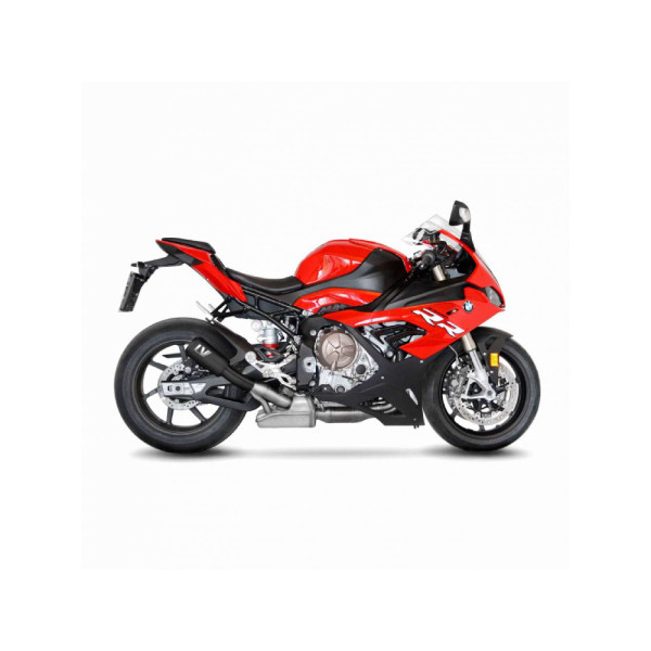 Вихлопна система LeoVince LV-10 Full Black Slip-On, Чорна нержавіюча сталь для BMW S 1000 R 21- / S 1000 RR 19-