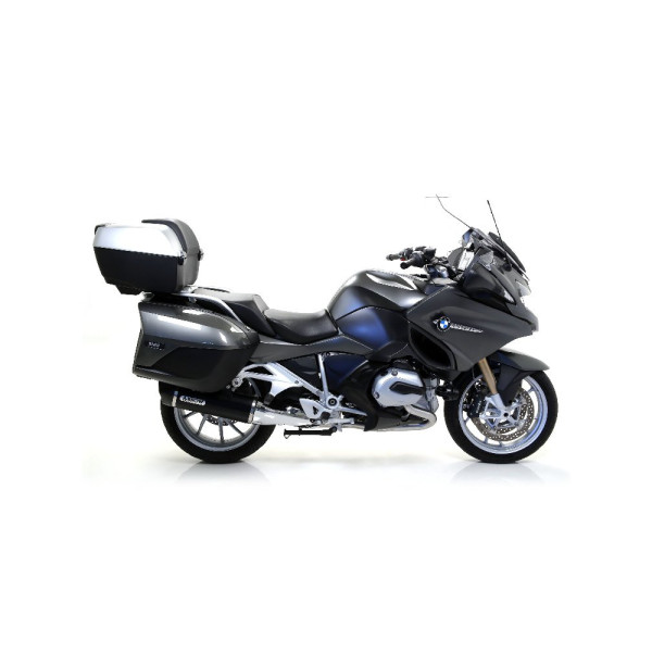 Глушник Arrow BMW R 1200 RT 14-16 Maxi Race-Tech, Темний алюміній + Карбон