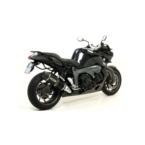 Глушник Arrow BMW K 1300 R 09-16, K 1300 S 12-16 Maxi Race-Tech, Темний алюміній + Вуглецеве волокно