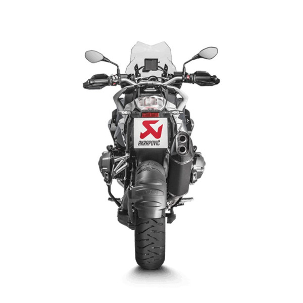 Глушник мотоцикловий Akrapovič Slip-On Line BMW R 1200 GS (13-18)/ Adventure (14-16) чорний титан