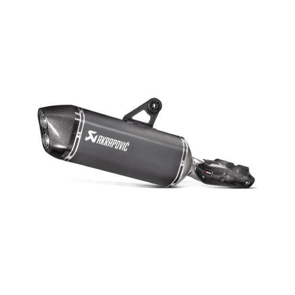Глушник мотоцикловий Akrapovič Slip-On Line BMW R 1200 GS (13-18)/ Adventure (14-16) чорний титан