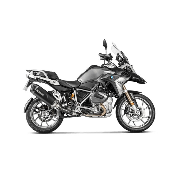 Глушник мотоцикловий Akrapovič Slip-On Line BMW R 1250 GS / Adventure (19-23) чорний титан