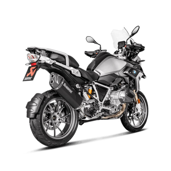 Глушник мотоцикловий Akrapovič Slip-On Line BMW R 1250 GS / Adventure (19-23) чорний титан
