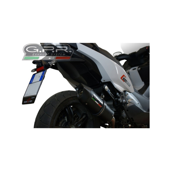 Глушник G.P.R Furore Evo4 Nero Slip-On, Чорний Алюміній - BMW C 650 Sport 16-20