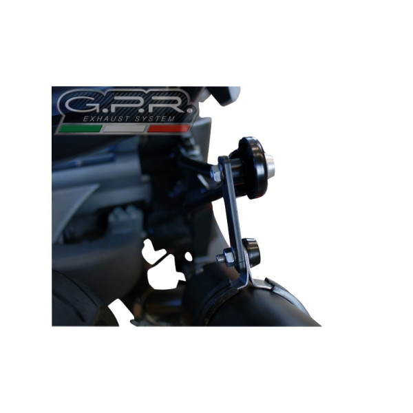 Глушник G.P.R Furore Evo4 Nero Slip-On, Чорний Алюміній - BMW C 650 Sport 16-20