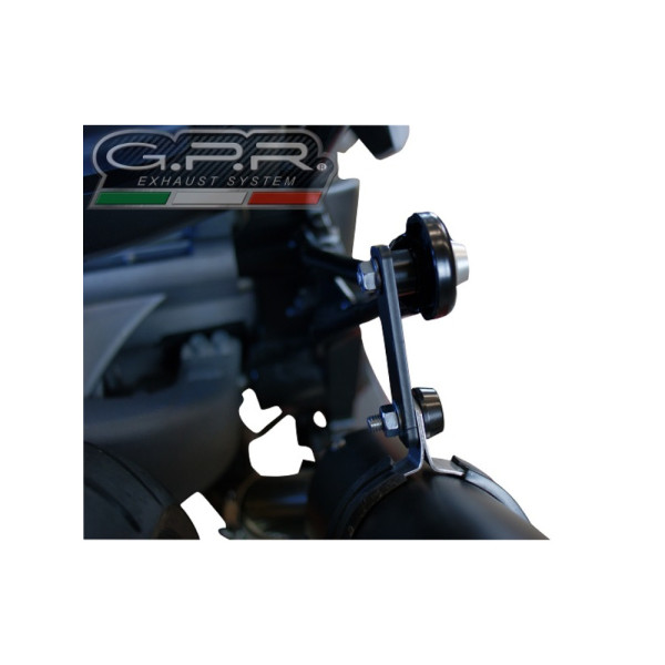 Глушник G.P.R Albus Evo4 Slip-On, Алюміній, Білий - BMW C 650 Sport 16-20