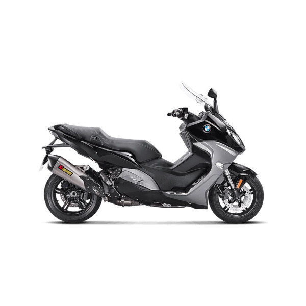 Вихлопна система Akrapović для BMW C 650 Sport 16-20 Slip-On Line, Титан + Вуглецеве волокно