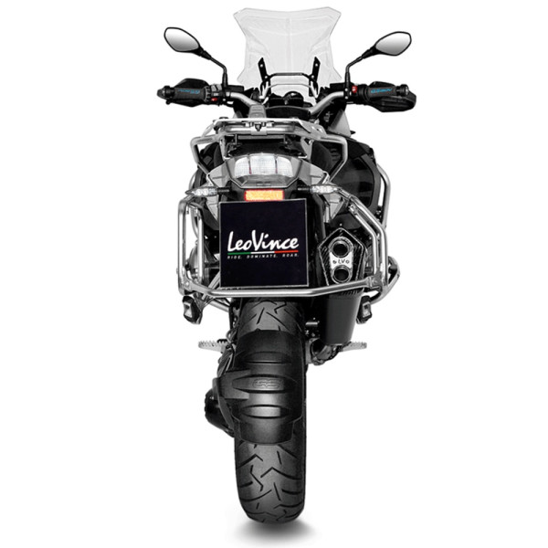 Глушник мотоцикловий LeoVince LV-12 Slip-On, Black Edition до BMW R 1250 GS 19-21