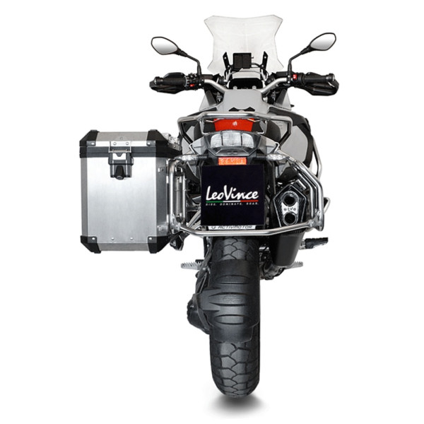 Глушник мотоцикловий LeoVince LV-12 Slip-On, Black Edition до BMW R 1250 GS 19-21
