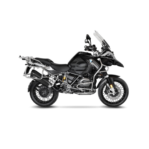Глушник мотоцикловий LeoVince LV-12 Slip-On, Black Edition до BMW R 1250 GS 19-21