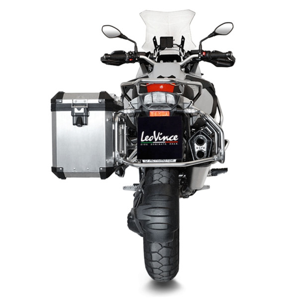Вихлопна система LeoVince LV-12 Slip-On, Нержавіюча сталь для BMW R 1200 GS 17-18, R 1200 GS Adventure 17-18, R 1250 GS 19-21