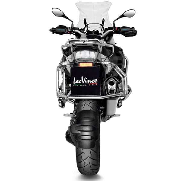 Вихлопна система LeoVince LV-12 Slip-On, Нержавіюча сталь для BMW R 1200 GS 17-18, R 1200 GS Adventure 17-18, R 1250 GS 19-21