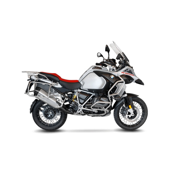Вихлопна система LeoVince LV-12 Slip-On, Нержавіюча сталь для BMW R 1200 GS 17-18, R 1200 GS Adventure 17-18, R 1250 GS 19-21