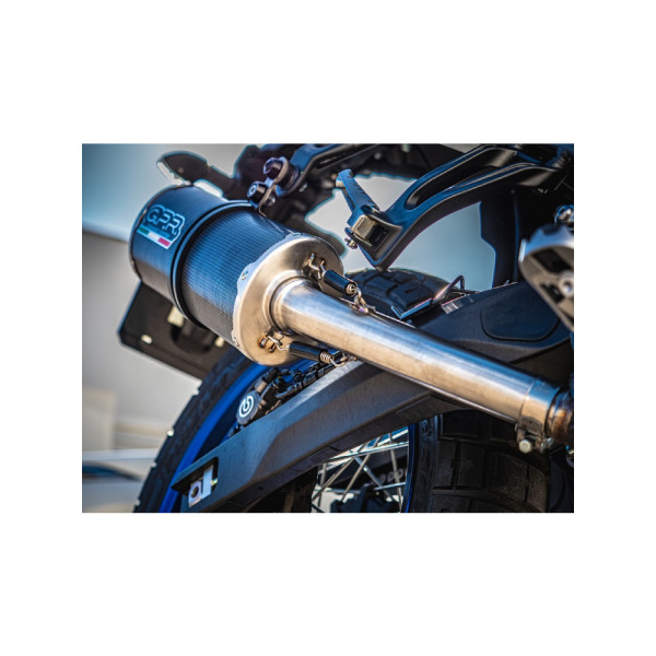 Глушник G.P.R Dual Poppy для CF Moto 800 MT Sport (22-) Нержавіюча сталь