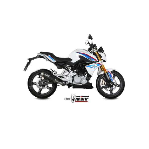 Повний вихлопний система (GP Pro) MIVV для BMW G 310 R (18-) карбон