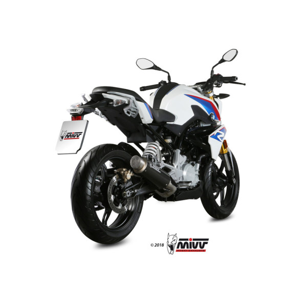 Повний вихлопний система (GP Pro) MIVV для BMW G 310 R (18-) карбон