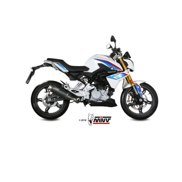 Повний вихлопний колектор (GP Pro) MIVV для BMW G 310 R (18-) чорний