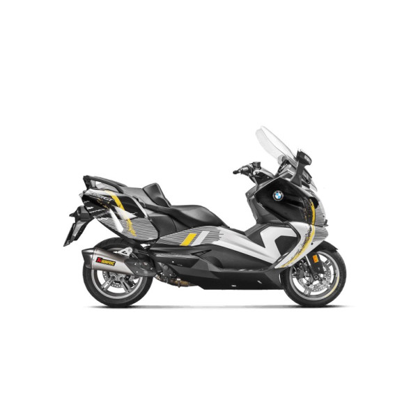 Глушник Akrapović для BMW C 650 GT 16-20 Slip-On Line, Титан + Вуглецеве волокно