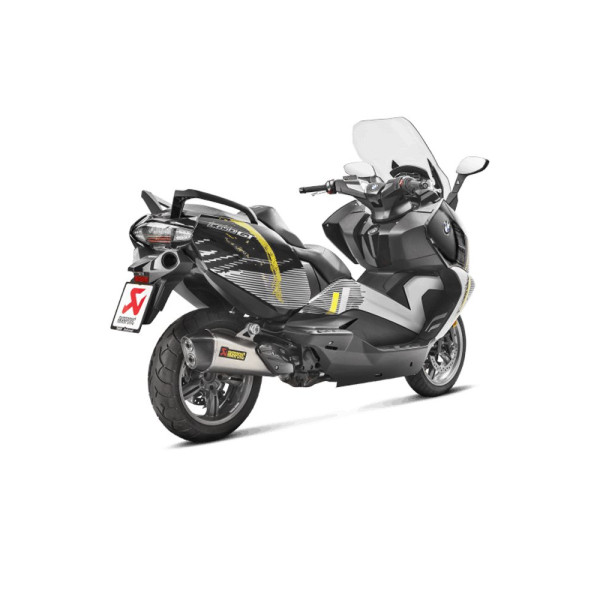 Глушник Akrapović для BMW C 650 GT 16-20 Slip-On Line, Титан + Вуглецеве волокно