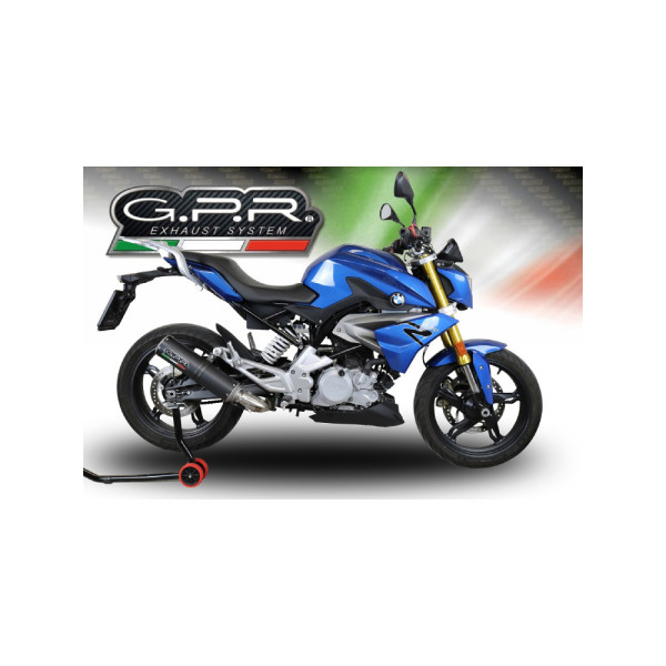 Повний вихлопний комплект G.P.R M3 Black Titanium - BMW G 310 R E4 17-20