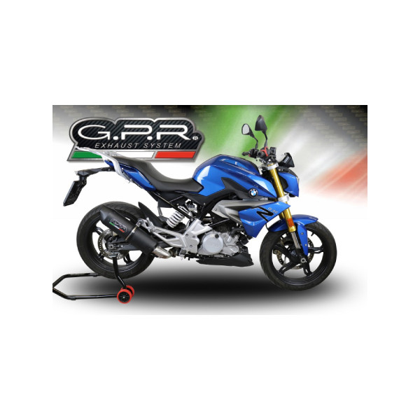Повний вихлопний комплект G.P.R Furore Evo4 Nero Алюміній, Матовий Чорний - BMW G 310 R E4 17-20