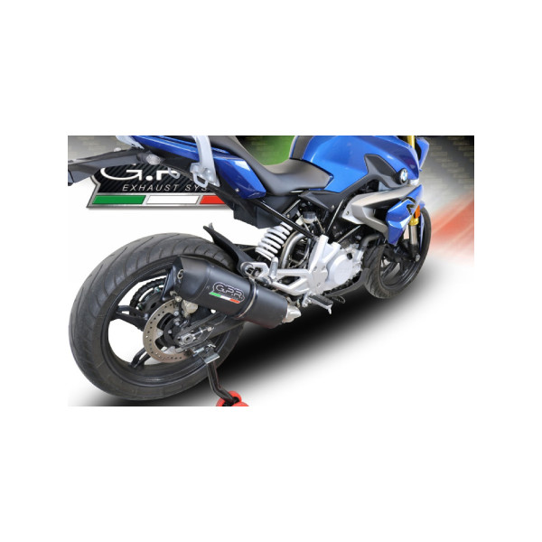 Повний вихлопний комплект G.P.R Furore Evo4 Nero Алюміній, Матовий Чорний - BMW G 310 R E4 17-20