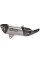 Глушник мотоцикловий Akrapovič BMW C 400 X (18-20), C 400 GT (19-20) Slip-On Line, Титан + Вуглецеве волокно
