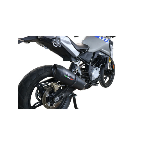 Повний вихлопний комплект G.P.R Furore Evo4 Nero Алюміній, Матовий Чорний - BMW G 310 GS E4 17-20