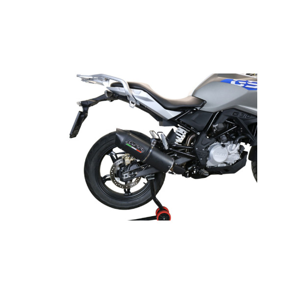 Повний вихлопний комплект G.P.R Furore Evo4 Nero Алюміній, Матовий Чорний - BMW G 310 GS E4 17-20
