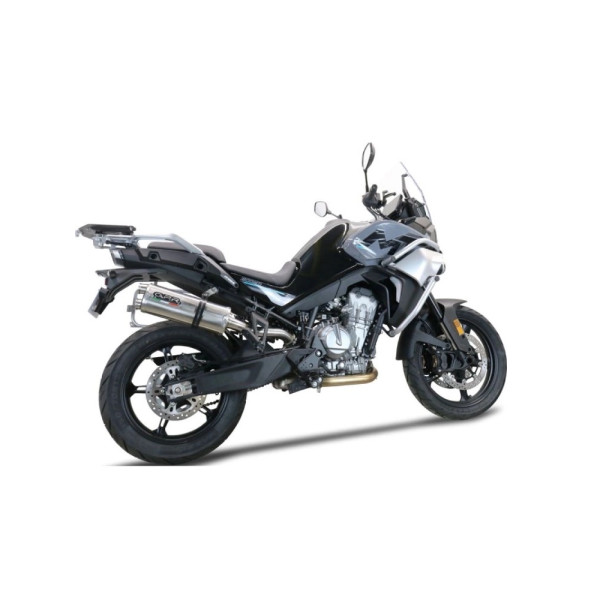 Глушник мотоцикловий G.P.R Dual Titanium CF Moto 800 MT Touring (22-24) E5 титанový з гомологацією