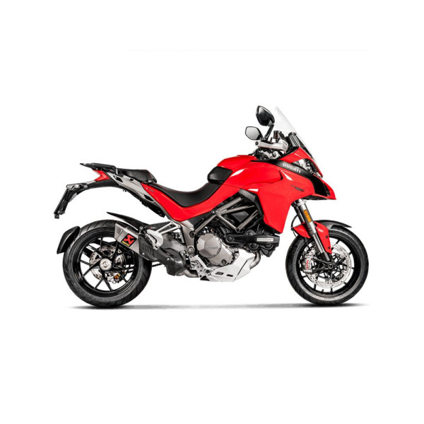 Вихлопна система без глушника Akrapović для Ducati Multistrada 1260 / S (18-20), Multistrada / S (15-17) титановий