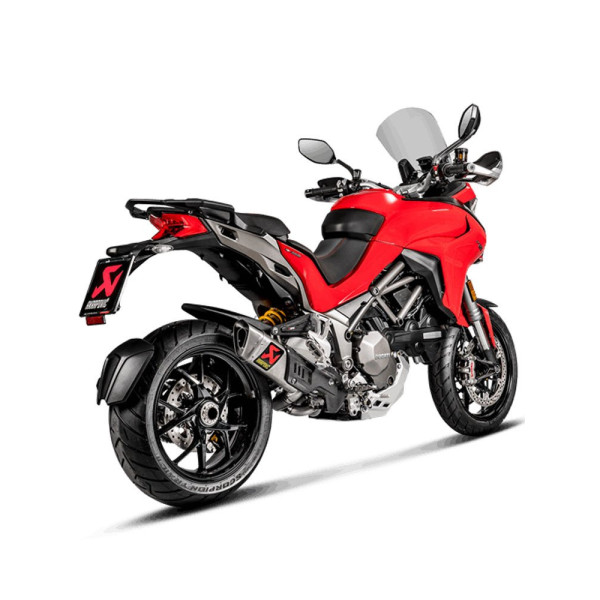 Вихлопна система без глушника Akrapović для Ducati Multistrada 1260 / S (18-20), Multistrada / S (15-17) титановий